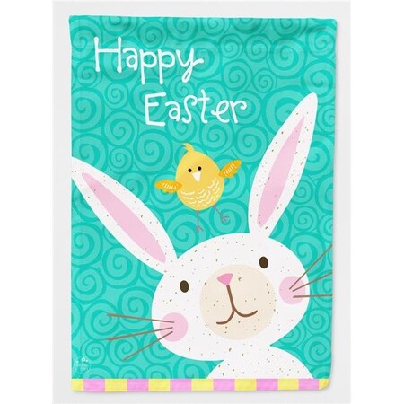 Carolines Treasures Carolines Treasures VHA3032GF Happy Easter Rabbit Garden Size Flag VHA3032GF